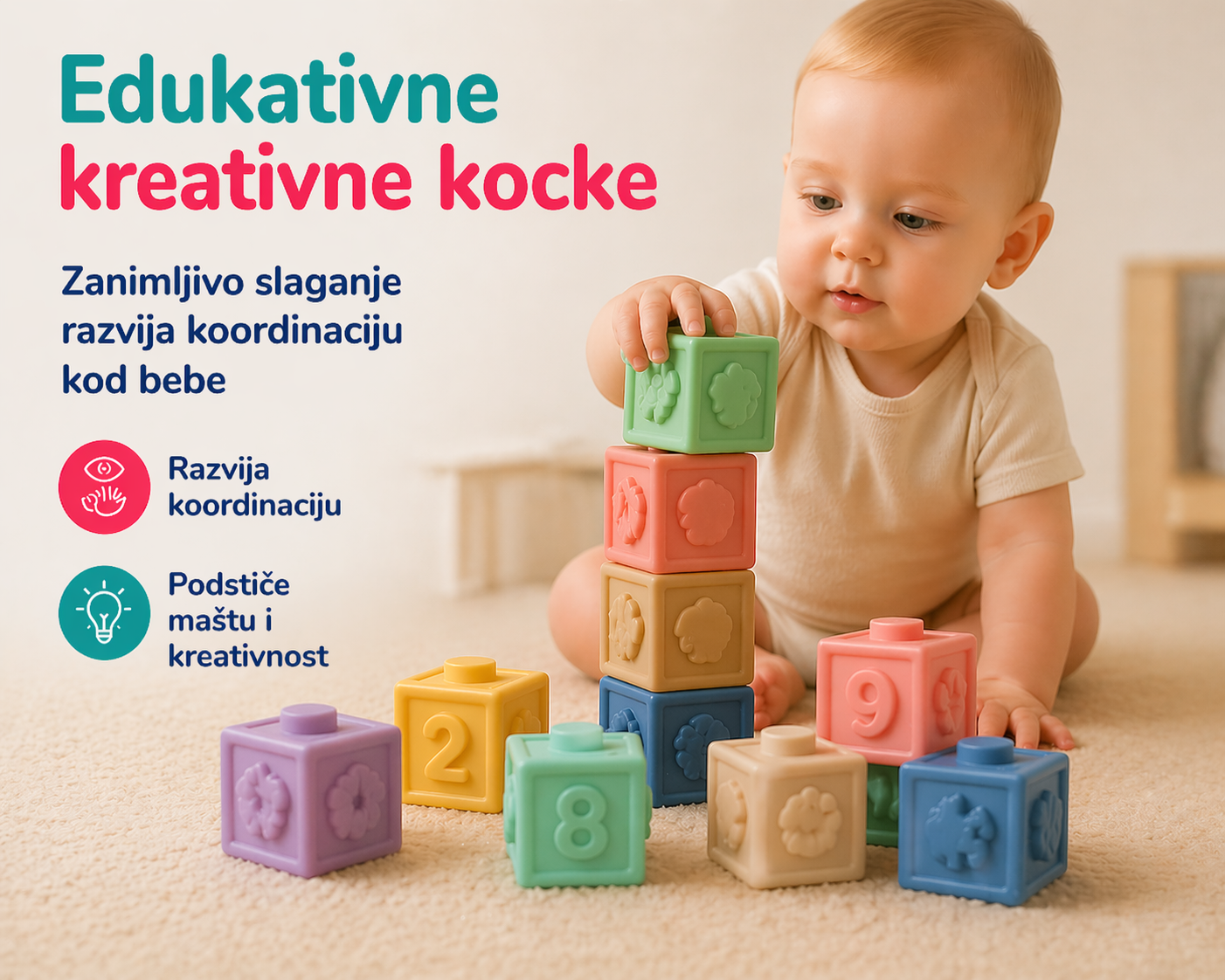 Edukativne Kockice Za Decu – Slaganje I Učenje Kroz Igru